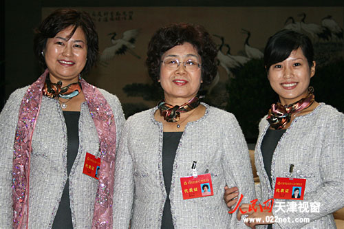 南開(kāi)區(qū)婦女代表的風(fēng)采